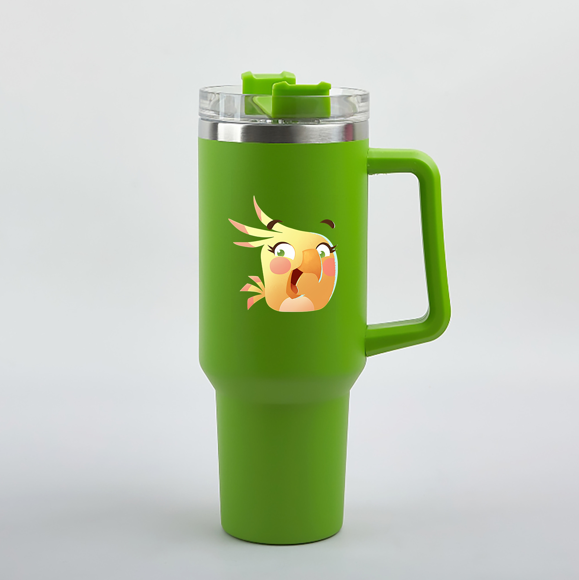 （画像用） Angry Birds アングリーバード 1200mL車用タンブラー（カラープリント）